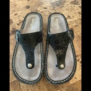 Black Alegria women’s sandals